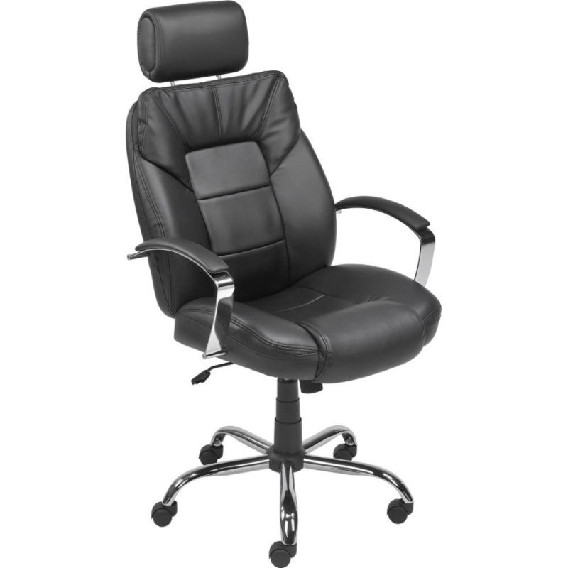 Fauteuil président en cuir véritable