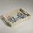 Coral Lagoon Natural Fiber Raffia Serving Tray