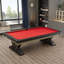 Table de billard moderne en forme de V multifonctionnelle de 9 pi-130161152