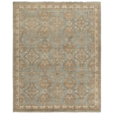 Sivas Hand-Knotted Light Blue/Ivory Area Rug