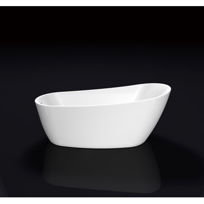 68.5'' x 30.25'' Freestanding Soaking Acrylic Bathtub