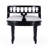 Hathaway Solid Wood Accent Stool-1050744571