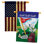 Drapeau de maison en polyester 40 x 28 po à 2 côtés