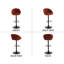 Thornbury Swivel Upholstered Adjustable Height Bar Stool-203942178