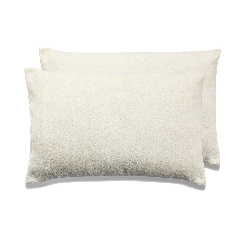 SEATTLE SOLID Pillow Cover, Cream, 14" H  x 24" W