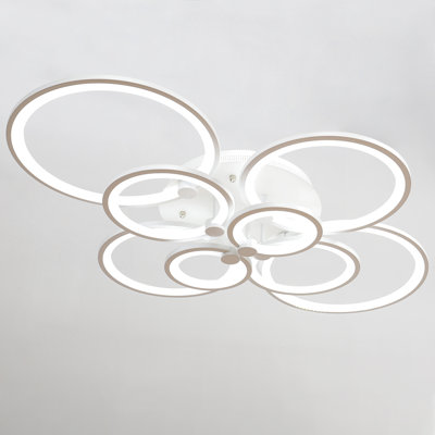 Acrylic LED Semi Flush Mount