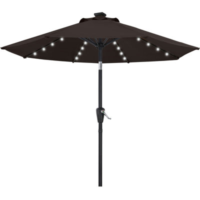 Cutshall Lighted Tilt Market Umbrella