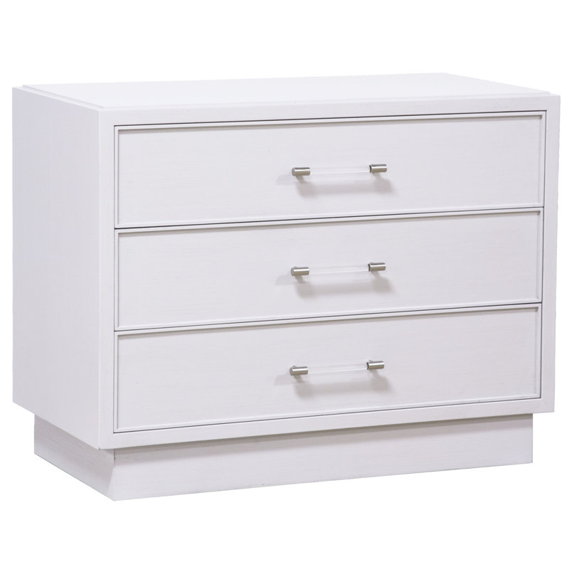 McKinney 3 - Drawer Solid Wood Nightstand