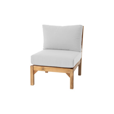 Huntington Teak Outdoor Armless Club Chair
