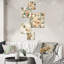 Sanni - Ensemble de 5 décorations murales en patchwork