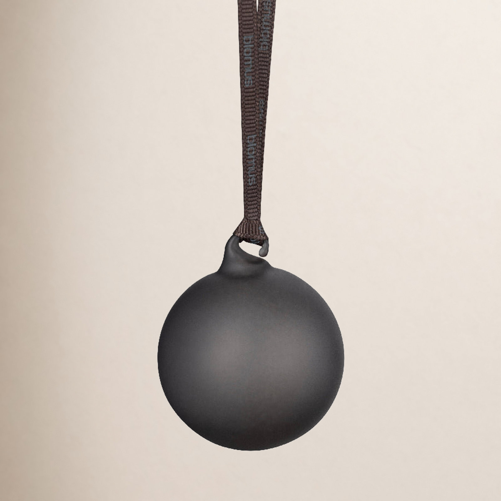 JUHLA 3" Glass Bauble, Gray