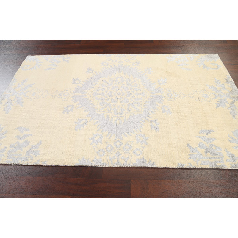 One-of-a-Kind 4'11" X 7'10" New Age Area Rug in Beige