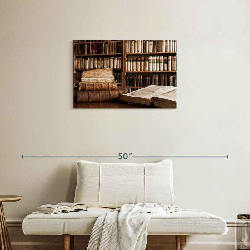 Kerner Home Library, 20" H x 30" W