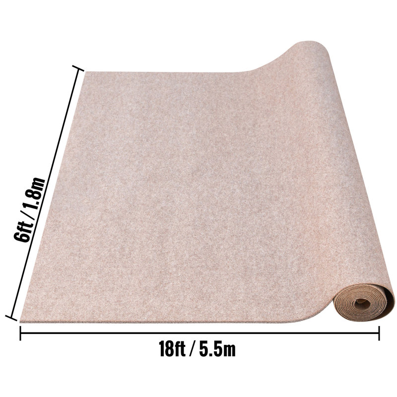 Carreau de polyester l 72 po x L 216 po, Brun