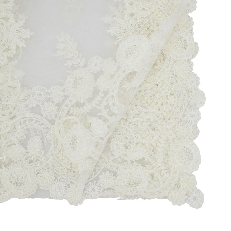 Floral Net Lace Table Runner