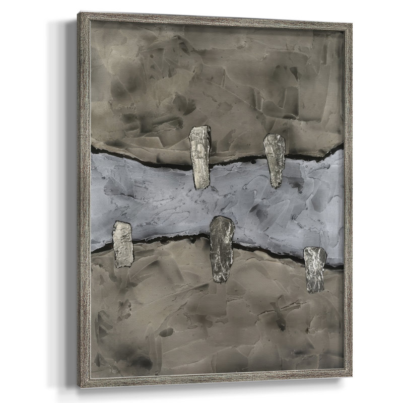«Stonemasonry II», reproduction encadrée - bois massif, H 21 po x l 17 po