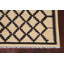 Tapis oriental à motif treillis naturel kilim 7 x 10