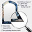 Blanc blanc œillets Arrangement VI - miroir décoratif arqué œillets, miroir mural asymétrique blanc, impression d'art en métal-868784010