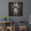 Art mural en métal Latitude Run® «Giraffe Portrait» par Rey Klimt-989541341