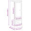 Marguez 36cm Sideboard-1839958202