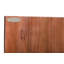 Crédence en bois franc récupéré avec portes Sunburst fabriquées à la main Sunburst - 79 po 