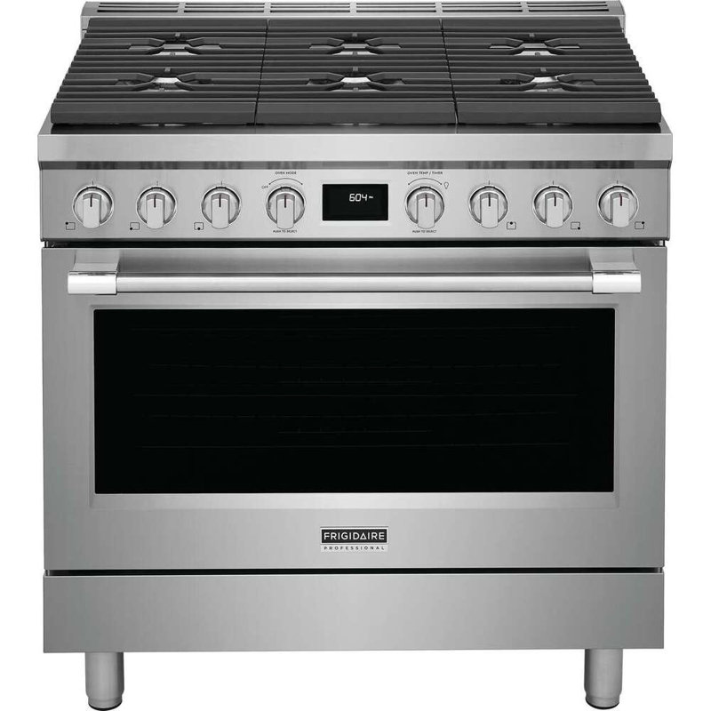 Frigidaire Professional 36" Dual-Fuel Freestanding Range