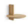 Sidekick Circle Solid Wood Floating Shelf
