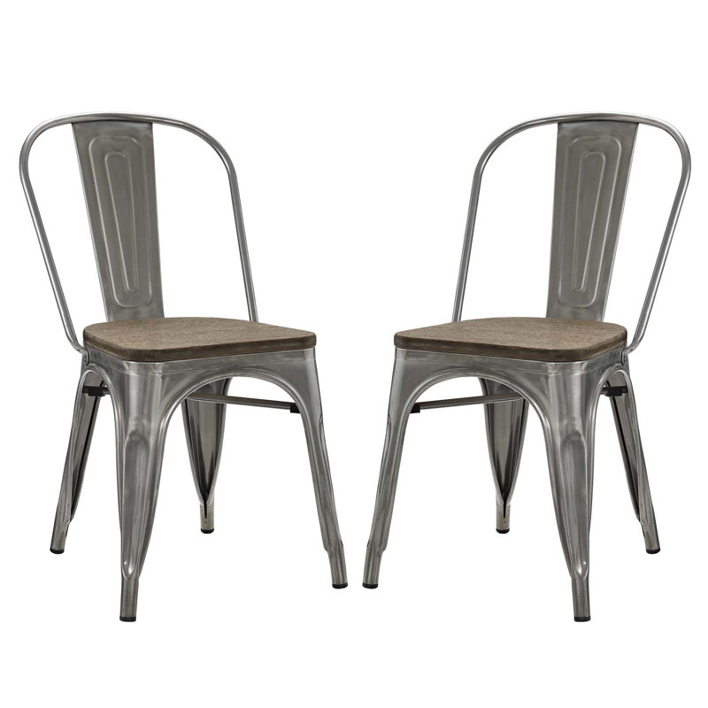 Chaise d'appoint Modway Promenade, Métal industriel