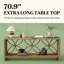 Élégante table d'entrée, console, table de canapé stable