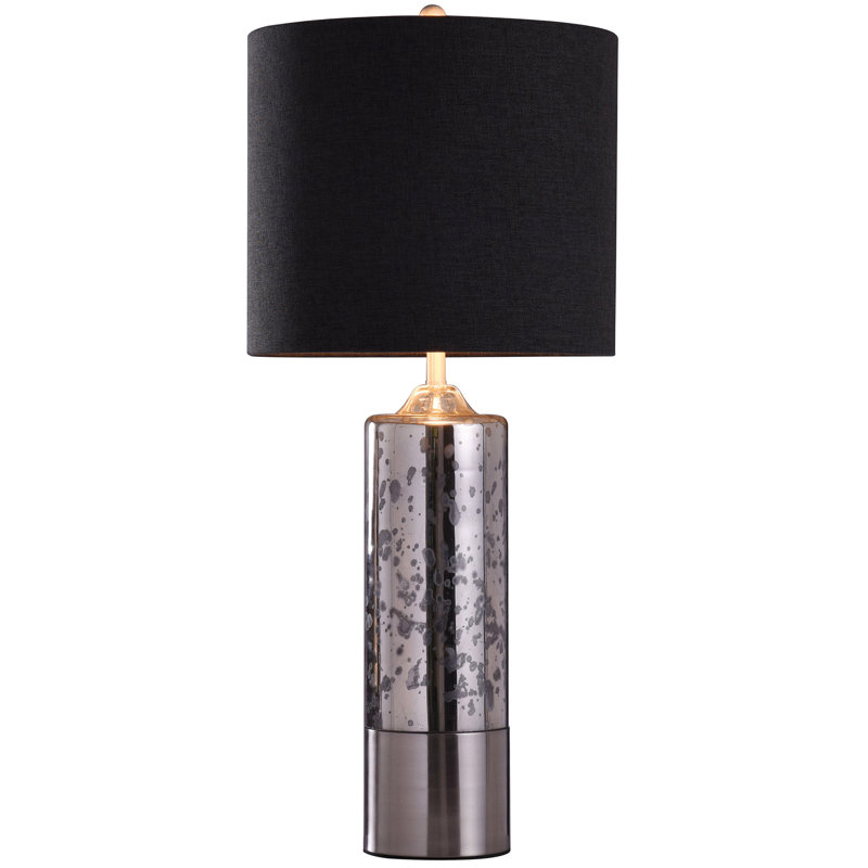 Lampe de table en chrome 34,5 po