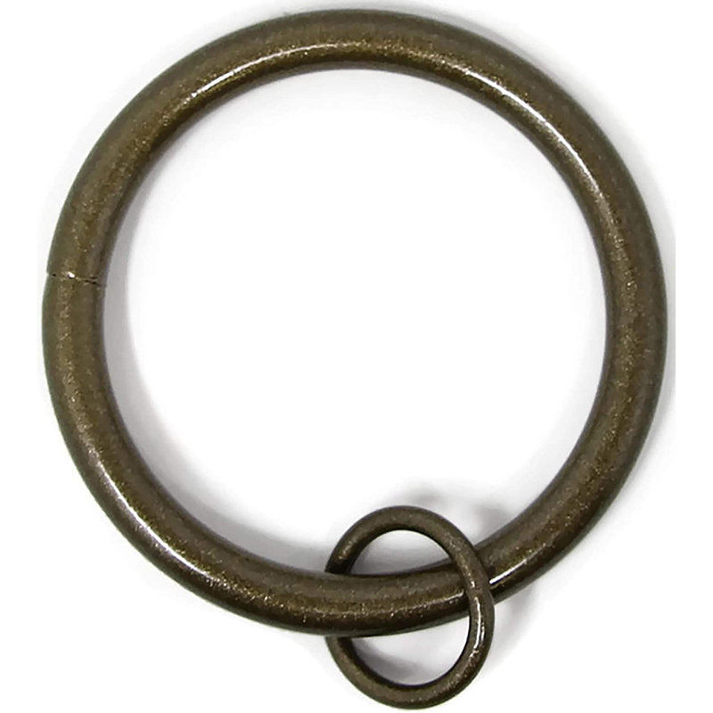 Anneau de rideau en métal Mccarthy, Or antique, 1,8 po de diamètre
