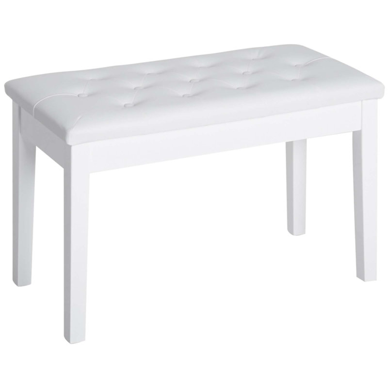 Banc de piano, Blanc