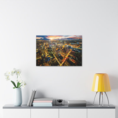 «Sydney Night Skyline», œuvre d'art sur toile à couper le souffle