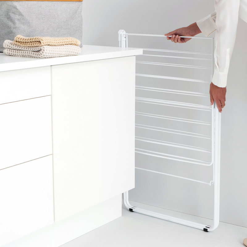 Brabantia Hangon 20 m Folding Drying Rack, White
