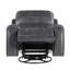 Fauteuil inclinable manuel standard en similicuir Wakita-1316134930