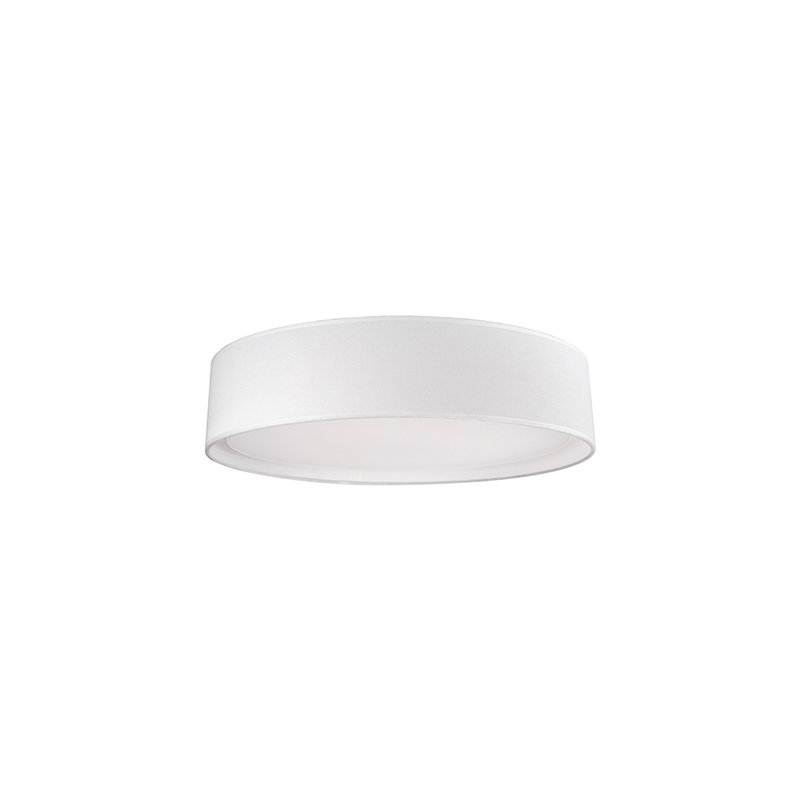 Dalton 1 - Light 20'' LED Flush Mount, White, White