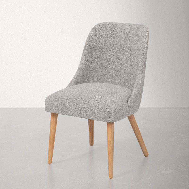 Chaise en bois massif Lozelle, Bois naturel, Boucle éléphant classique