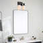 Applique murale 2 lumières noir mat avec abat-jour en verre blanc laiteux, lampe murale Classic Home-128985062
