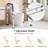 Toilet Safety Rails for Seniors,Height-Adjustable Toilet Frame Width(Blue)