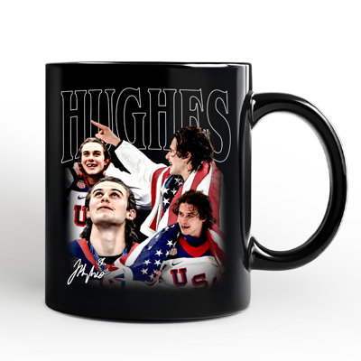 Jack Hughes Olympic Ice Hockey Mug, USA Professional Sport Pride Gift