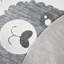 Tapis rond pour enfants avec motif lama et gris-313053142