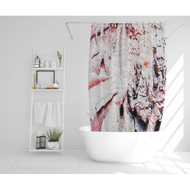 Dime Polyester Shower Curtain Set