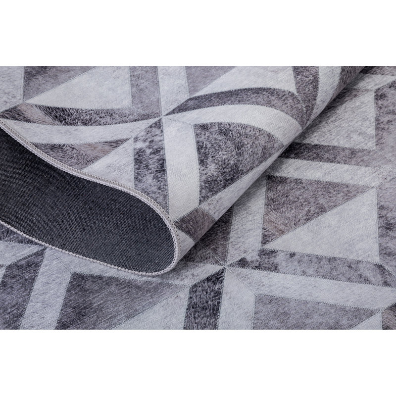 Kol Geometric Hand Woven Area Rug, Rectangle 160 x 230cm