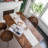 Symona Runner No Pattern Linen Blend Table Runner-176726313-176726312