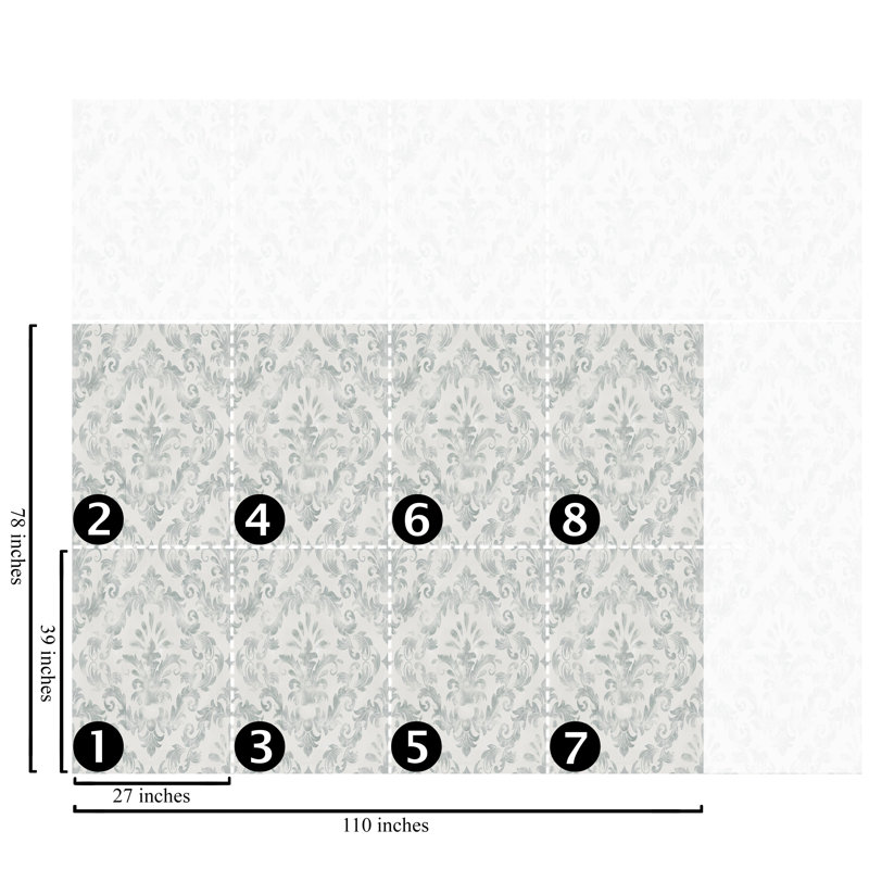 Vintage Damask Wallpaper