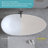 59'' Solid Surface Matte Tub, Freestanding Solid Surface Resin Stone Bathtub, Solid Surface Matte White Soaking Tub,Free Standing Tub with Overflow and Pop-up Drain