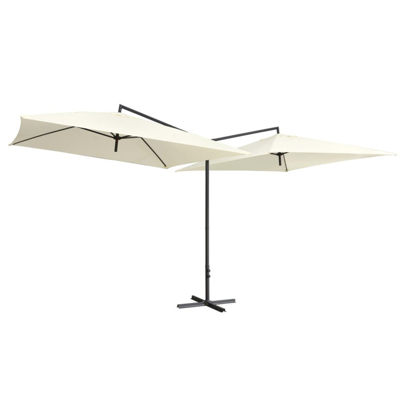 Carvis Market Parasol, White
