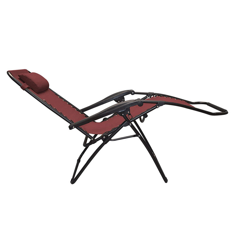 Folding Zero Gravity Chair, Red