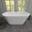 Baignoire de trempage autoportante en acrylique autoportante 59 po x 28 pi A24