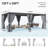20 Ft. W x 12 Ft. D Outdoor Pergola, Louvered Pergola, Aluminum Pergola for Patio-100025775